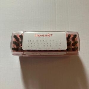Impressart Uppercase Stamp Set, 3mm, Melody